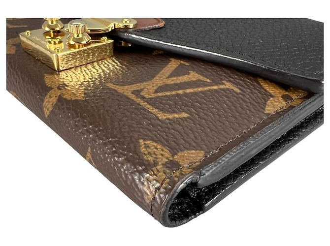 Cartera bi-fold compacta Louis Vuitton Portefeuille Pallas Castaño - vista 5