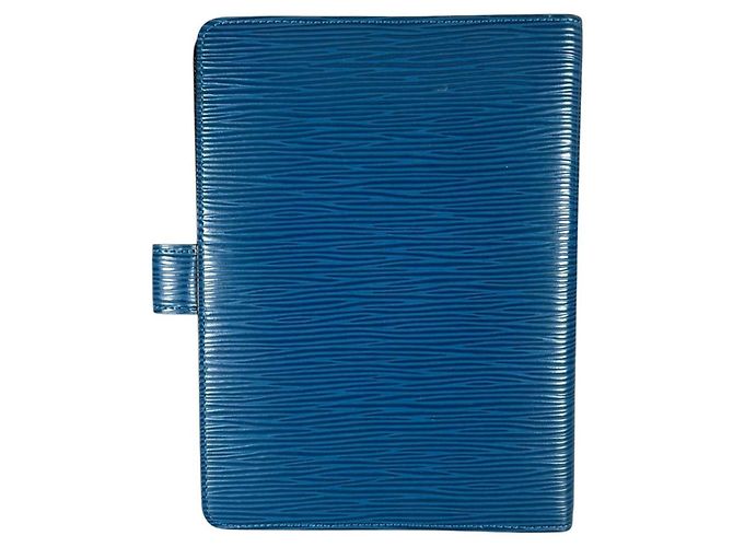 Louis Vuitton Epi Leather Agenda MM Notebook Cover in Toledo Blue - view 2