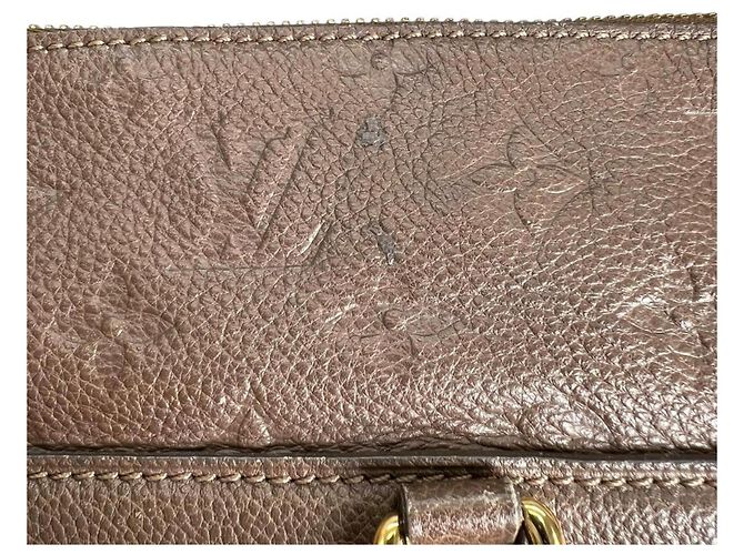 Borsa Louis Vuitton Monogram Empreinte Marrone - vista 15
