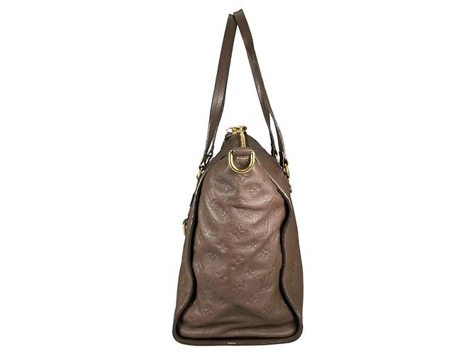 Borsa Louis Vuitton Monogram Empreinte Marrone - vista 3