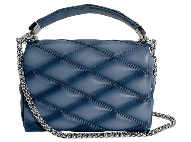 Sac à main Louis Vuitton Maltage GO-14PM Bleu - vue 3