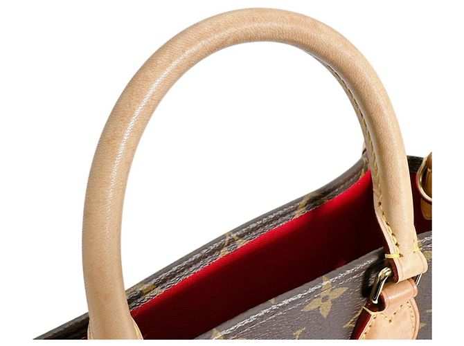 Borsa a Mano Louis Vuitton Monogram Sac Plat BB Marrone - vista 11