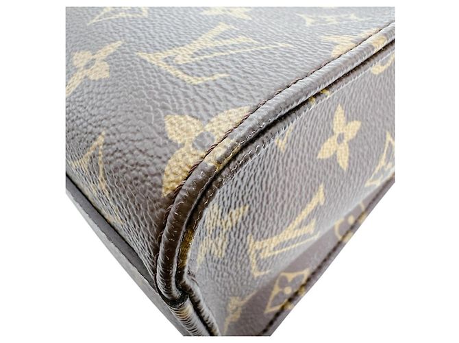 Borsa a Mano Louis Vuitton Monogram Sac Plat BB Marrone - vista 8