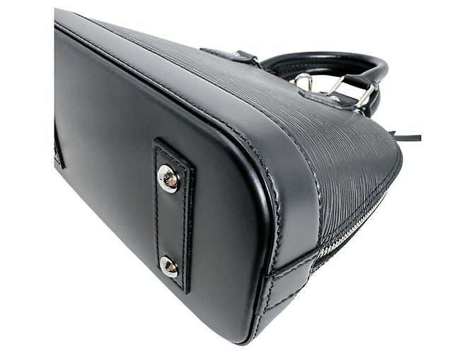 Borsa a Spalla Louis Vuitton Alma BB Nero - vista 7