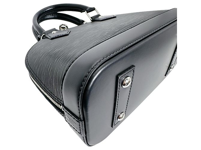 Borsa a Spalla Louis Vuitton Alma BB Nero - vista 8