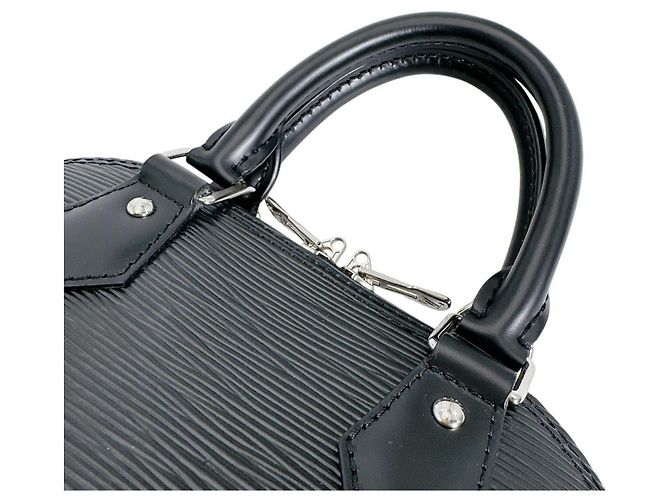 Borsa a Spalla Louis Vuitton Alma BB Nero - vista 9