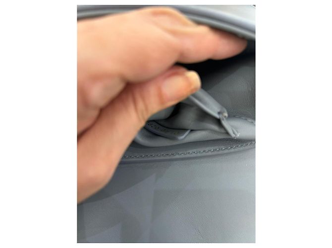 Borsa Dior 30 Montaigne Box Pelle di Vitello Blu - vista 12