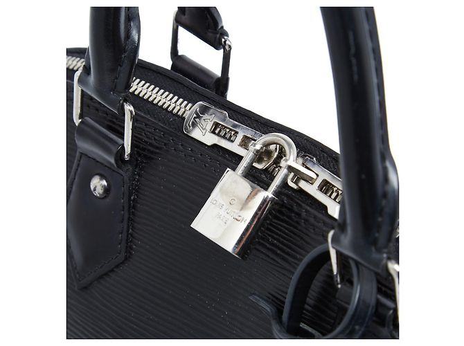 Louis Vuitton Alma MM Pelle Epi Nero - vista 2
