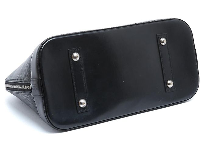 Louis Vuitton Alma MM Pelle Epi Nero - vista 5