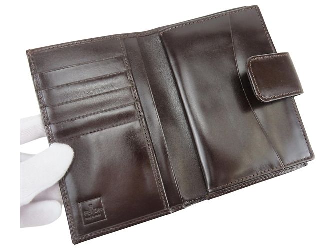Fendi Bi-fold Wallet Zucca Brown - view 12