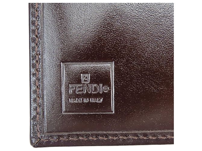 Fendi Bi-fold Wallet Zucca Brown - view 13