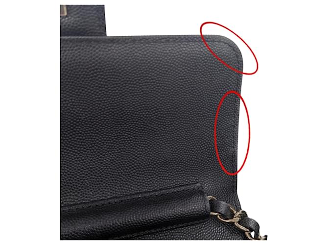 Borsa a Spalla Chanel Mini Flap Nero - vista 16