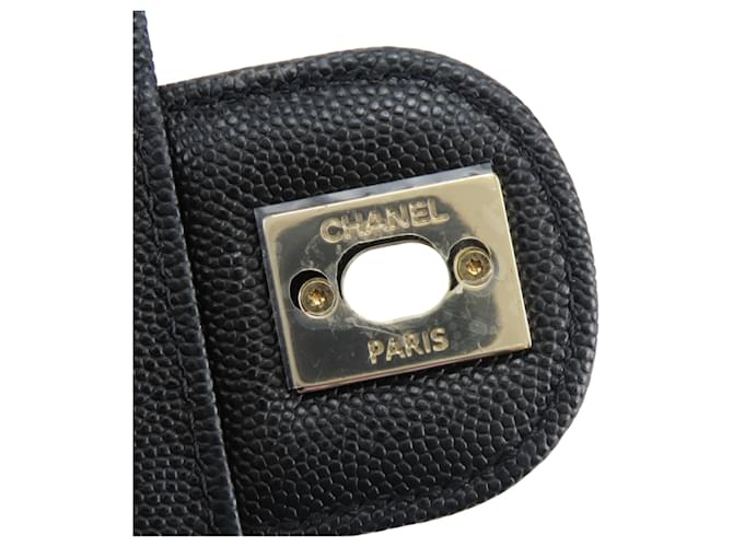 Borsa a Spalla Chanel Mini Flap Nero - vista 17