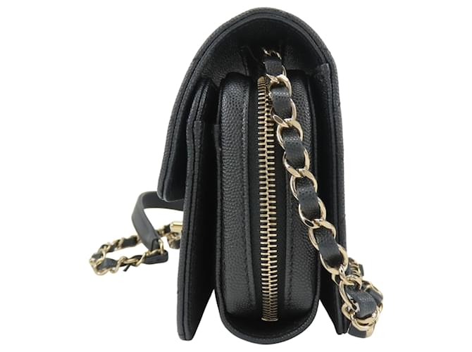 Borsa a Spalla Chanel Mini Flap Nero - vista 4