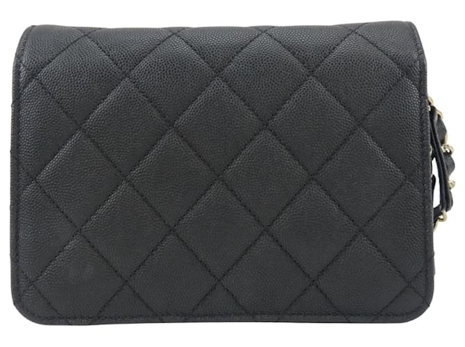 Borsa a Spalla Chanel Mini Flap Nero - vista 5