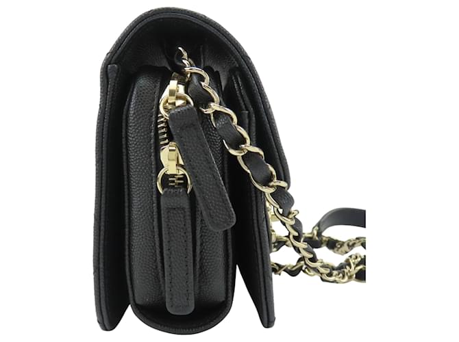 Borsa a Spalla Chanel Mini Flap Nero - vista 6