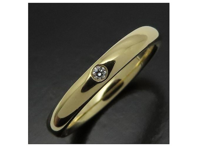 Anello stacking in oro giallo e diamanti Tiffany & Co. - vista 4
