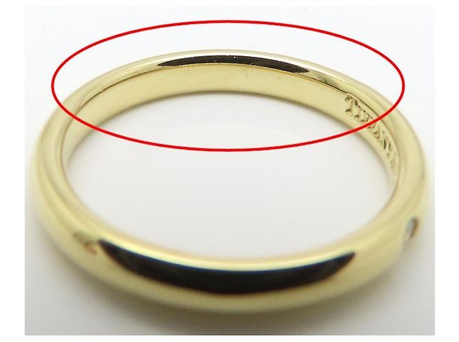 Anello stacking in oro giallo e diamanti Tiffany & Co. - vista 8