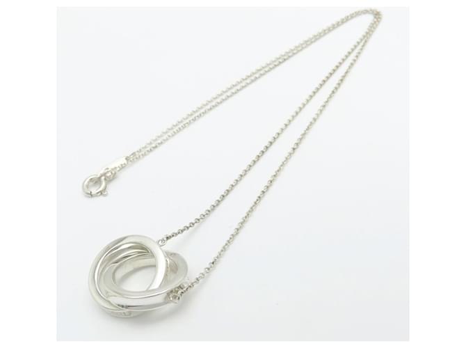 Tiffany & Co Collana Tiffany 1837 Interlocking in argento - vista 2