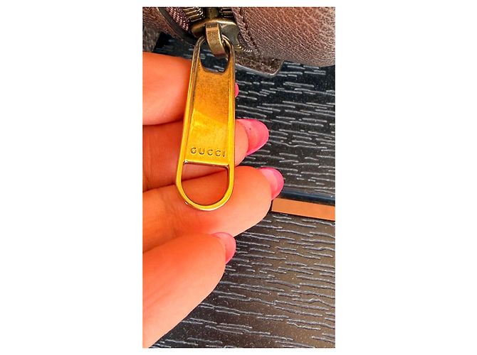 Gucci Mini borsa rotonda Ophidia GG Small Marrone Monogramma - vista 5