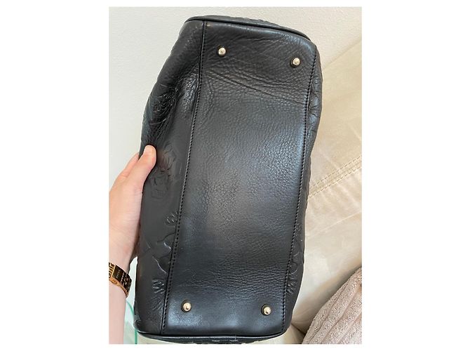 Borsa Gucci in pelle nera con rilievi Nero - vista 6