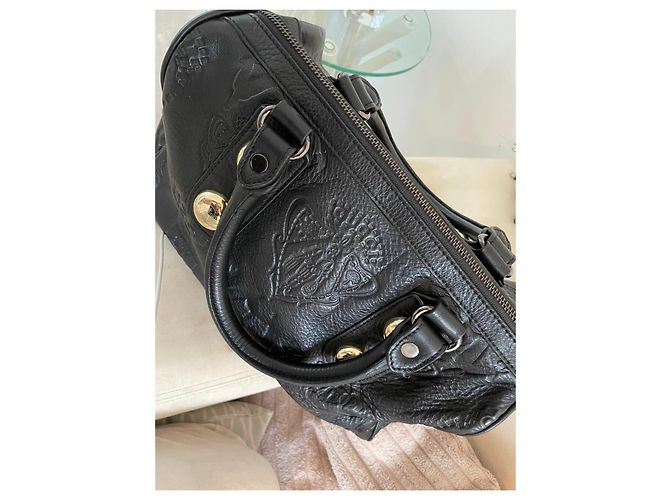 Borsa Gucci in pelle nera con rilievi Nero - vista 7