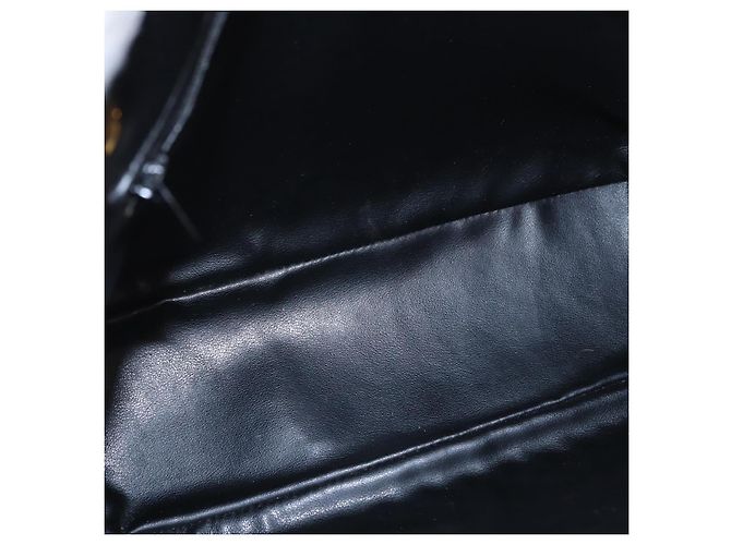 Bally Vintage gestepptes Leder mit Kette Schwarz - Ansicht 5