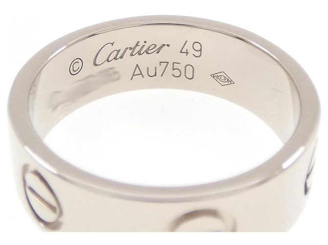Cartier Love Band Ring aus 18K Weißgold - Ansicht 3