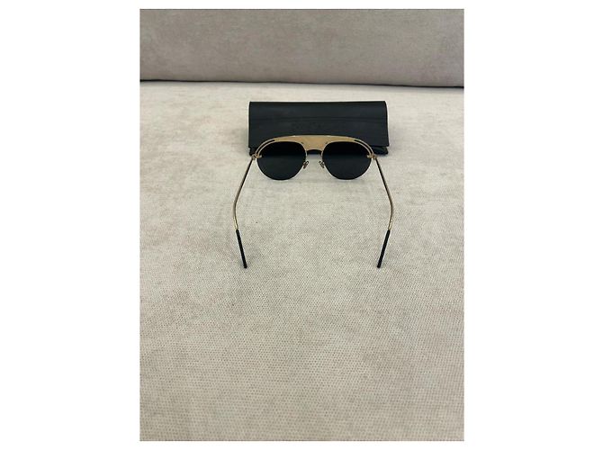 Dior Stellaire 1 Sonnenbrille Goldfarben Schwarz Golden - Ansicht 2