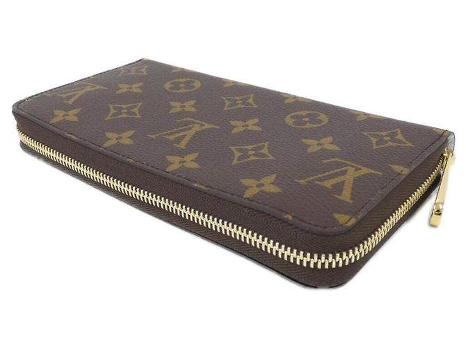 Louis Vuitton Monogram Zippy Wallet Braun Hellblau - Ansicht 2