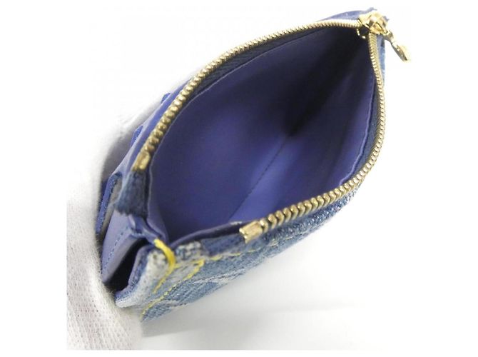 Cartera Victorine Monogram Denim Louis Vuitton Azul - vista 10