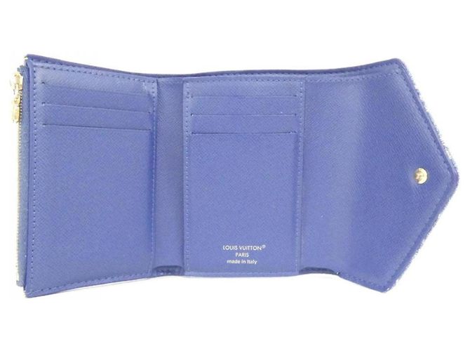 Cartera Victorine Monogram Denim Louis Vuitton Azul - vista 4