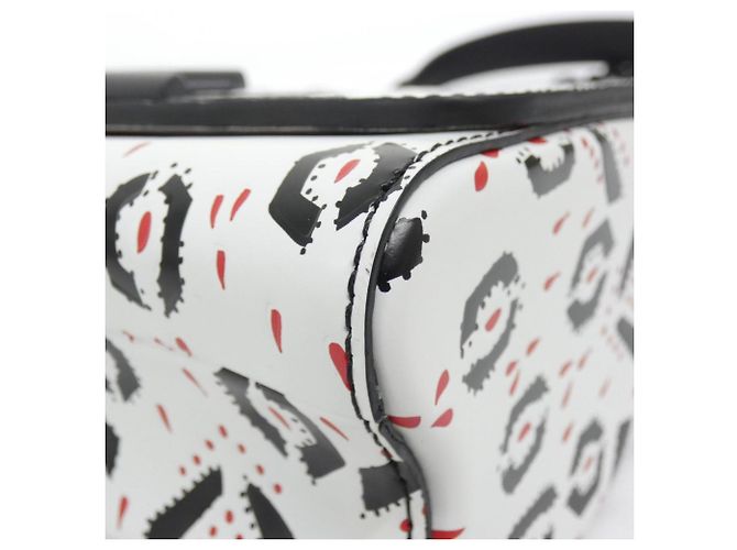 Borsa a Spalla Louis Vuitton Twist MM Nero Bianco - vista 3