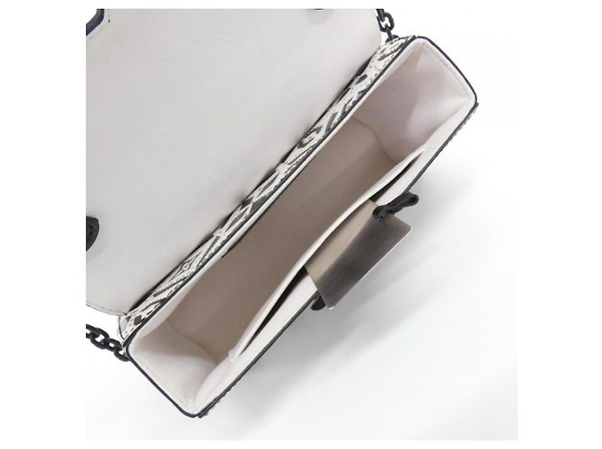 Borsa a Spalla Louis Vuitton Twist MM Nero Bianco - vista 5