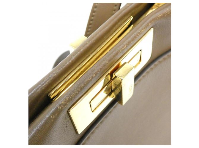 Borsa Fendi Peekaboo 8BN290 5WM Marrone - vista 4
