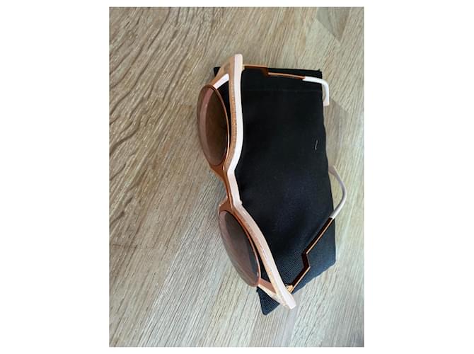 Fendi FF 0137/S Sonnenbrille Braun Pink Orange - Ansicht 2