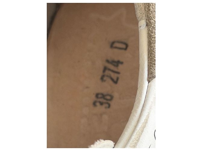 Golden Goose Sneakers Superstar Bianco e Beige - vista 7