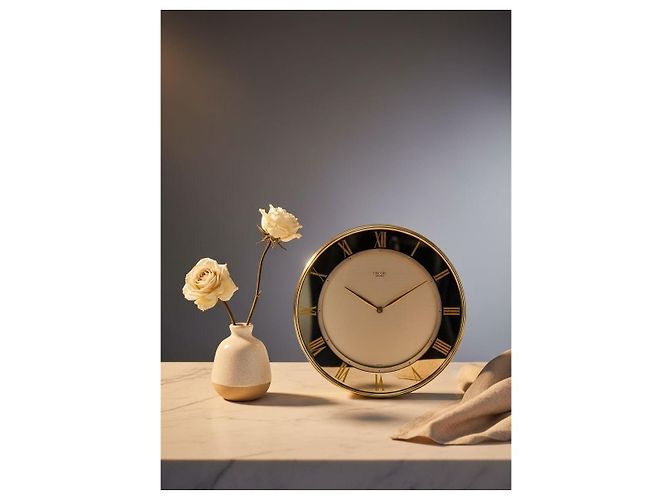 Seiko Decor AS860G Luxury Quartz Wall Clock Silver hardware Gold hardware - view 8