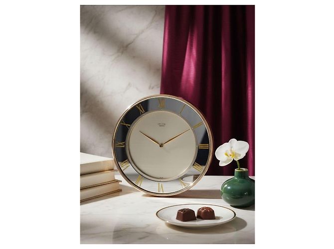 Seiko Decor AS860G Luxury Quartz Wall Clock Silver hardware Gold hardware - view 9