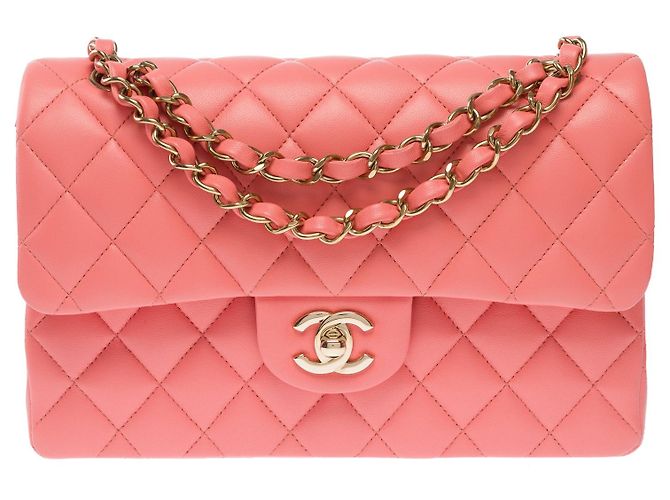 Borsa CHANEL Timeless/Classique in Pelle Rosa - 103587 - vista 13