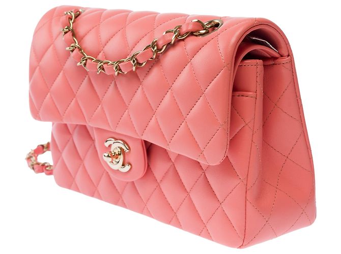 Borsa CHANEL Timeless/Classique in Pelle Rosa - 103587 - vista 4