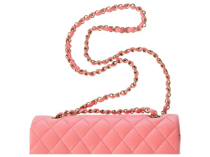 Borsa CHANEL Timeless/Classique in Pelle Rosa - 103587 - vista 9