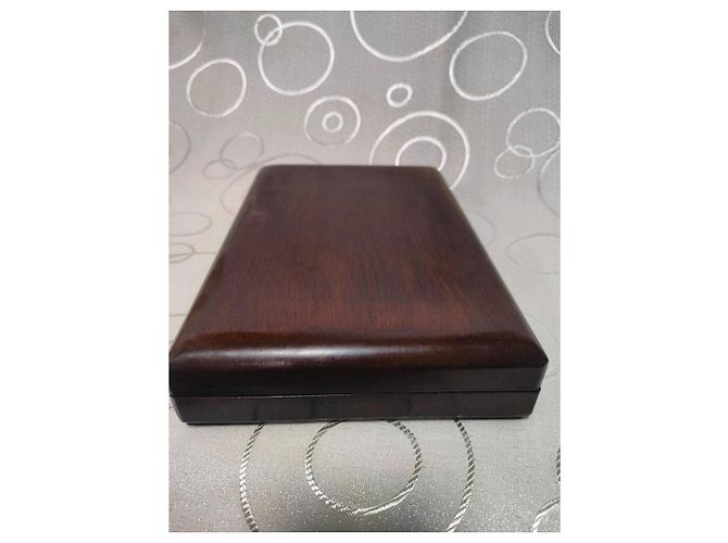 Autre Marque Pierre à encre Duanxi Song Keng et coffret bois de rose Marron Noir - vue 12