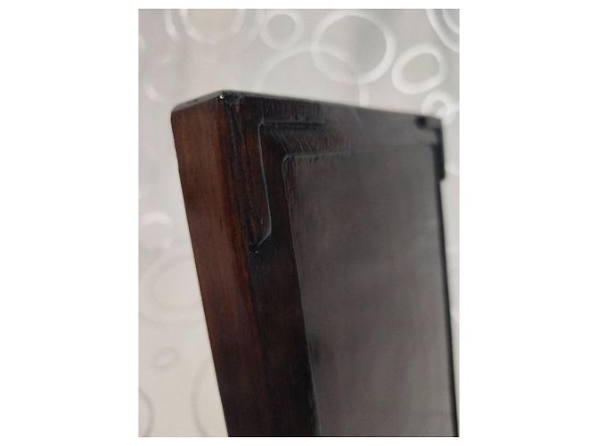 Autre Marque Pierre à encre Duanxi Song Keng et coffret bois de rose Marron Noir - vue 18