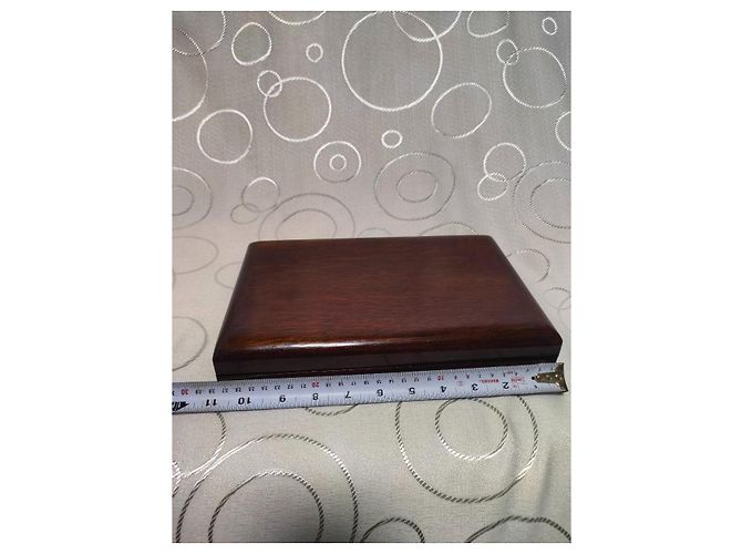 Autre Marque Pierre à encre Duanxi Song Keng et coffret bois de rose Marron Noir - vue 5