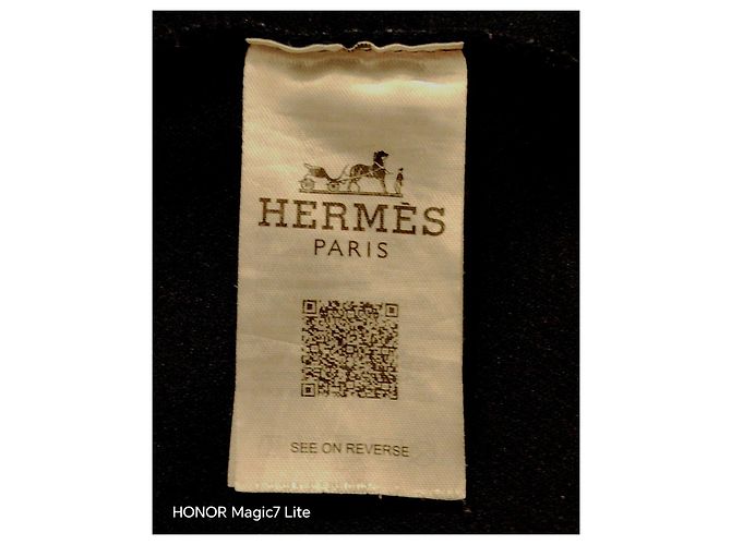 Hermès Paris Baumwoll-Trainingsjacke Dunkelblau - Ansicht 4