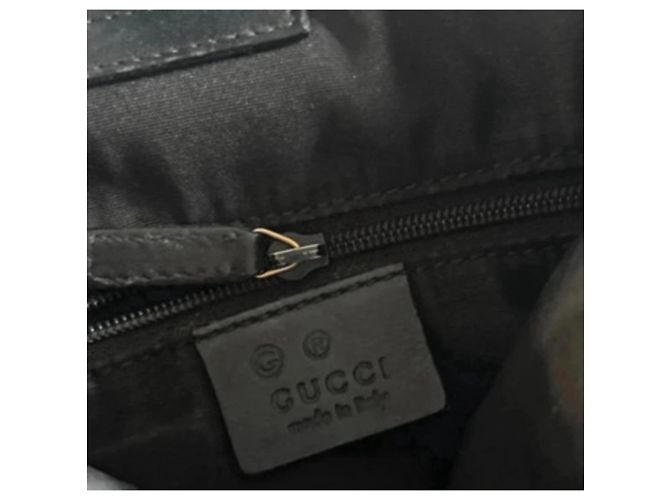 Borsa Gucci GG Supreme Abbey in tela verde Nero - vista 6