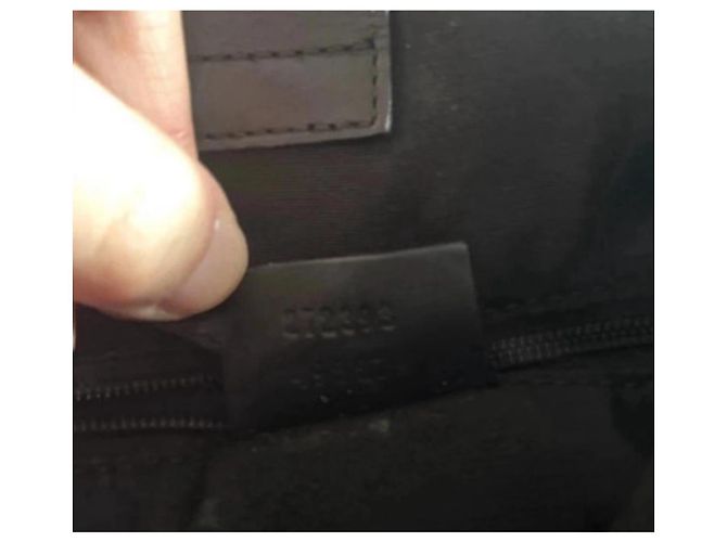 Borsa Gucci GG Supreme Abbey in tela verde Nero - vista 7