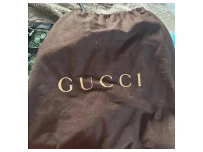Borsa Gucci GG Supreme Abbey in tela verde Nero - vista 8