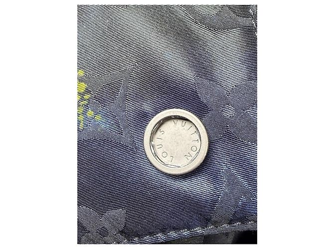 Louis Vuitton Parka Trapuntata Monogram Meteor Tie-Dye Marine/Giallo Multicolore Monogramma - vista 6